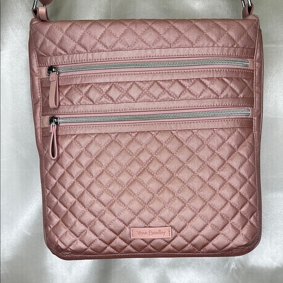 Vera Bradley Handbags - Vera Bradley Pink Quilted Crossbody Bag‎